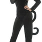 Women'S Black Cat Jumpsuit Costume L