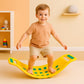 OK PLAY Wiggle Woggle | Balancing Rocking Board | Popping Sound | Children Fitness Toy | Plastic Board | Foot Rocker | Leg Exerc