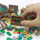 Brotex Pirate Accessories Money - Treasure Chest Building Block Bricks Pack, Money Gold Bar, Gems Diamonds, Jewels With Pirate Boat Ship People Parts, Building Bricks Set