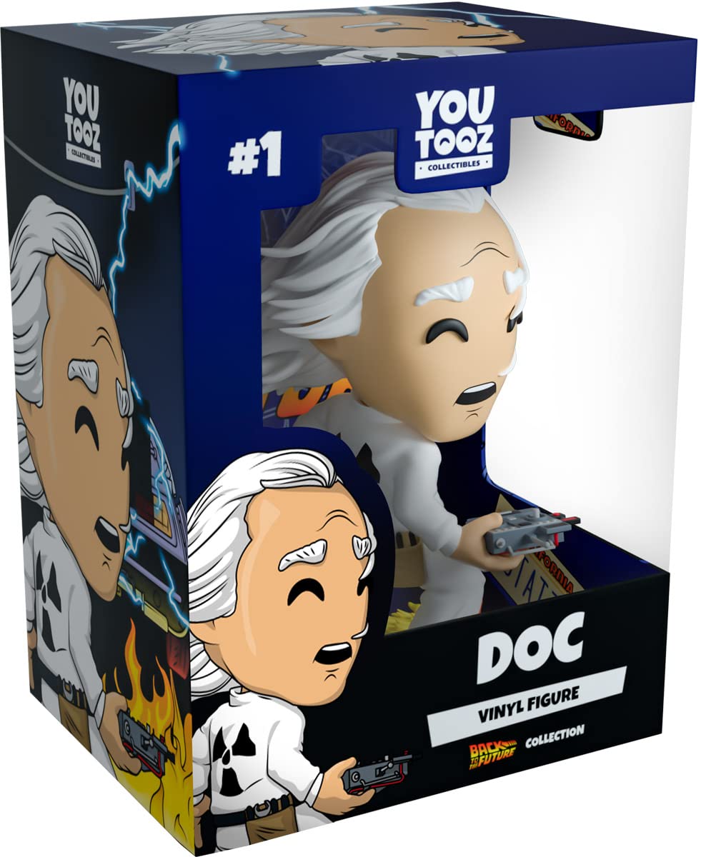 You tooz Doc 4.5 Inch Vinyl Figure, Official Licensed Doc (Great Scott) Collectible from Back to The Future by You tooz Back to