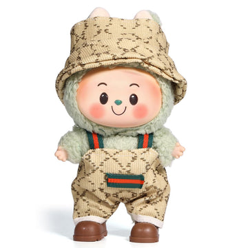 AICase for 17cm Doll Clothes/Outfit Clothes Set for 17cm Doll 2 Piece Set Hat Clothing Boys and Girls Stylish Adorable Dolls Clothes Accessories_13