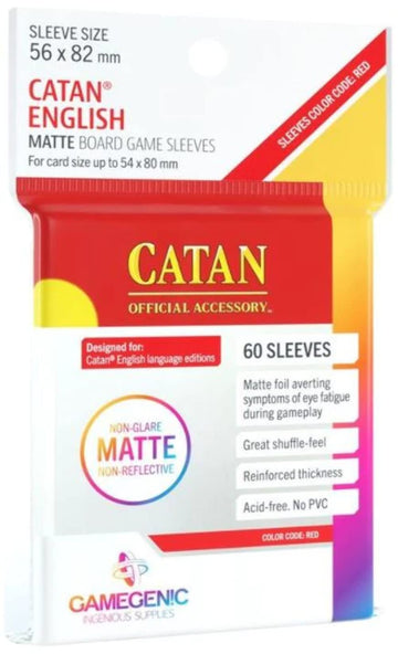 Gamegenic Matte Catan Sleeves (56 X 82Mm) (Gg1073)