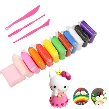 Ekan 12 Color Modeling Clay Diy Soft Creative Hand Gum Educational Clay Toys Birthday Return Gift For Kids