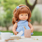 Miniland Educational Anatomically Correct 15'' Baby Doll, Caucasian Girl, Red Hair,Multi
