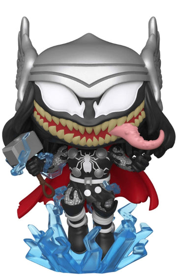 Funko Pop! Marvel: Venomized Thor #703 Exclusive With Chalice Collectibles Pop Protector Case