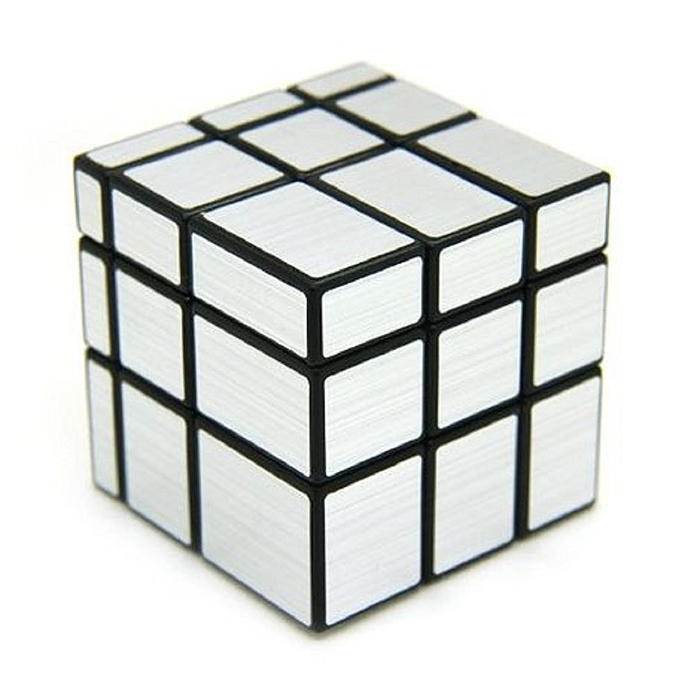 Jo Baby Cube Combo Set of 3X3, 5X5, Silver Mirror High Speed Stickerless Magic Cube Puzzle (CUBE-35S)