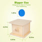 Adena Montessori Coin Box for Infants & Toddlers, Wood, Multi-color, Medium, Model I160CD, Ideal for 6-24 Months