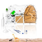 Elnmlht Ant Farm Castle, Sand Ant Colony Observation Kit, Ant Viewing Habitat Science Kit, Educational & Learning Science Kit Fo