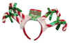 Forum Novelties 77571 Christmas Headbands (Candy Cane), One Size, Pack of 1