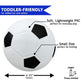 Botabee PowrX Mini Replacement Balls for Toddlers - PVC, Black, Model BH0016-1, Perfect for VTech Smart Shots Sports Center Games