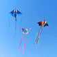 Kites for Kids & Adults, Beach Kites Set for Beginners, Easy to Fly for Boys and Girls, 300ft Kite String Included, Perfect for