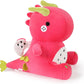 Ditucu Cute Dragon Fruit Dinosaur Plush Toy - Soft 10 inch Red Stuffed Animal for Kids, Birthday Gift for Girls & Boys