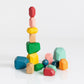 Joycrate Zen Stacking Stones Wooden Blocks For Kids | Balancing Stones Rock Stacking Game | Montessori Wooden Toy For Creativity