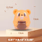 Anboor 5.9' Squishies Jumbo Bear Hug Honeypot Slow Rising Scented Kawaii Squishies Animal Toy For Collection Stress Relief Kid'S Toys (Light Brown)