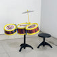 Prime Mini Musical Drum Set With Stick And Stool/Chair For Kids Boys And Girls 25 Years Birthday Gifting Toys For Toddlers Pack