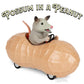 Archie McPhee Pull Back Toy Car - Mcphee Archie Possum, Model 12967, Cotton Material, Fun Collectible for Kids