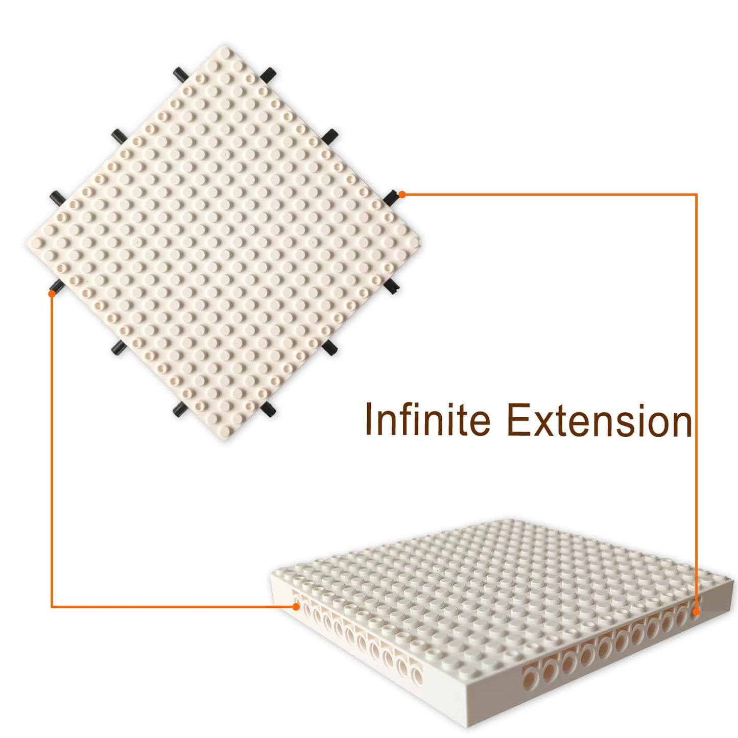 4Pcs Base Plates Multipack Classic Baseplate Building Plates For Building Bricks 65803 Freely Put Together Variousbackground Boa