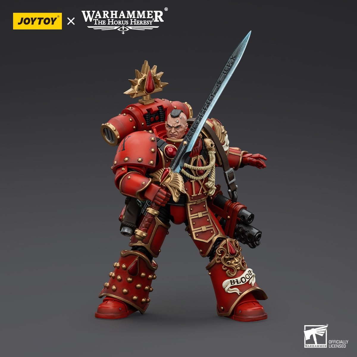 malt-inspiredISE JOYTOY 1/18 Action Figures - Warhammer The Horus Heresy Blood Angels Raldoron First Captain of The Blood Angels - 5 Classic Character Collectible Age 15 and Above