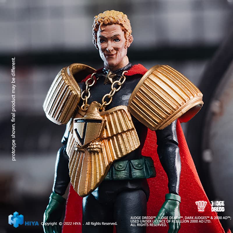 Hiya Toys Judge Dredd: Chief Judge Caligula Px 1:18 Scale Exquisite Mini Action Figure