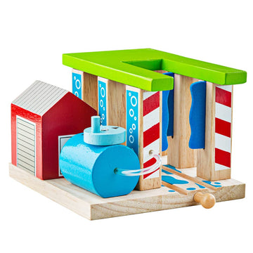 Bigjigs Rail, Wooden Train Washer, Wooden Toys, Bigjigs Train Accessories, Train Wash, Wooden Train Sets, Trains For Kids, Wooden Toys For 3 4 5 Year Olds