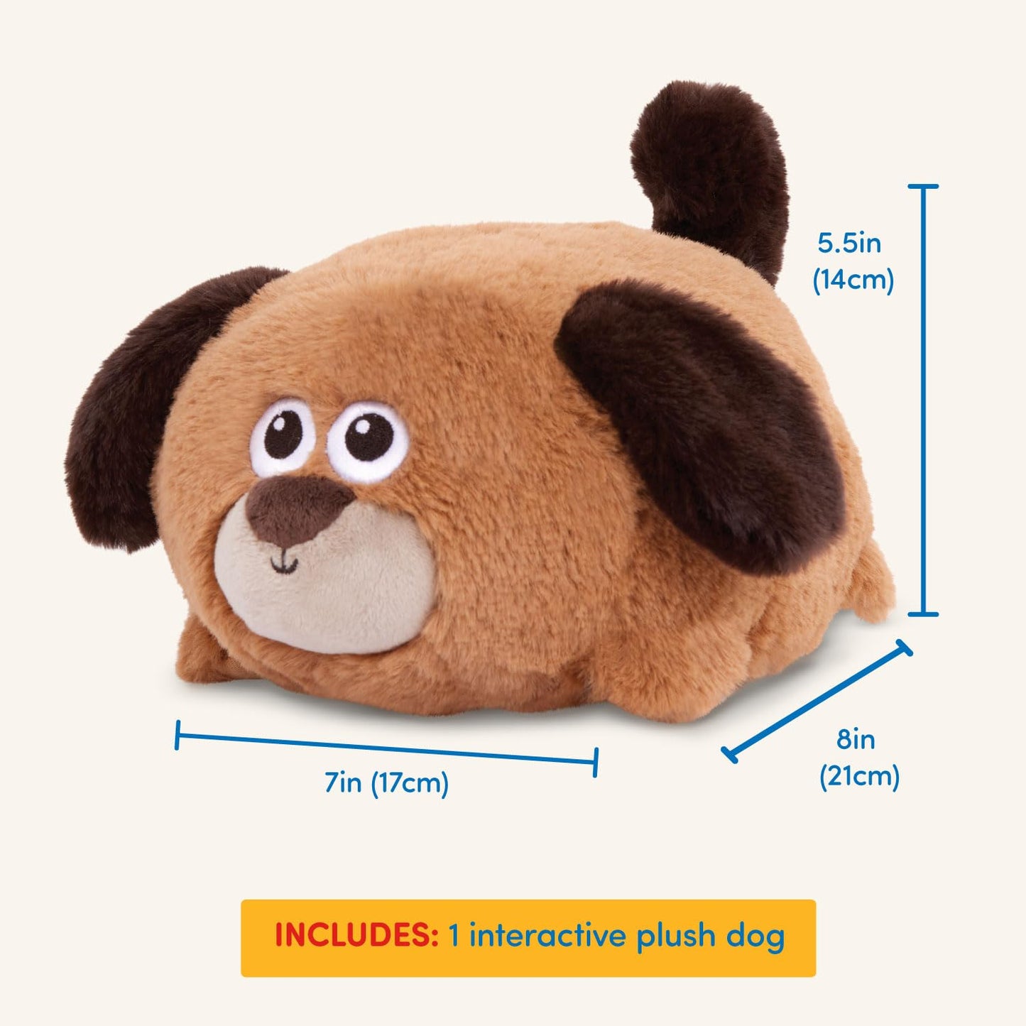 Battat – Plush Crawling Toy Dog – Interactive Stuffed Animal – Toy Puppy With Movement & Sounds – Tummy Time Toys For Toddlers – 12 Months + – Wag N' Waddle Pup