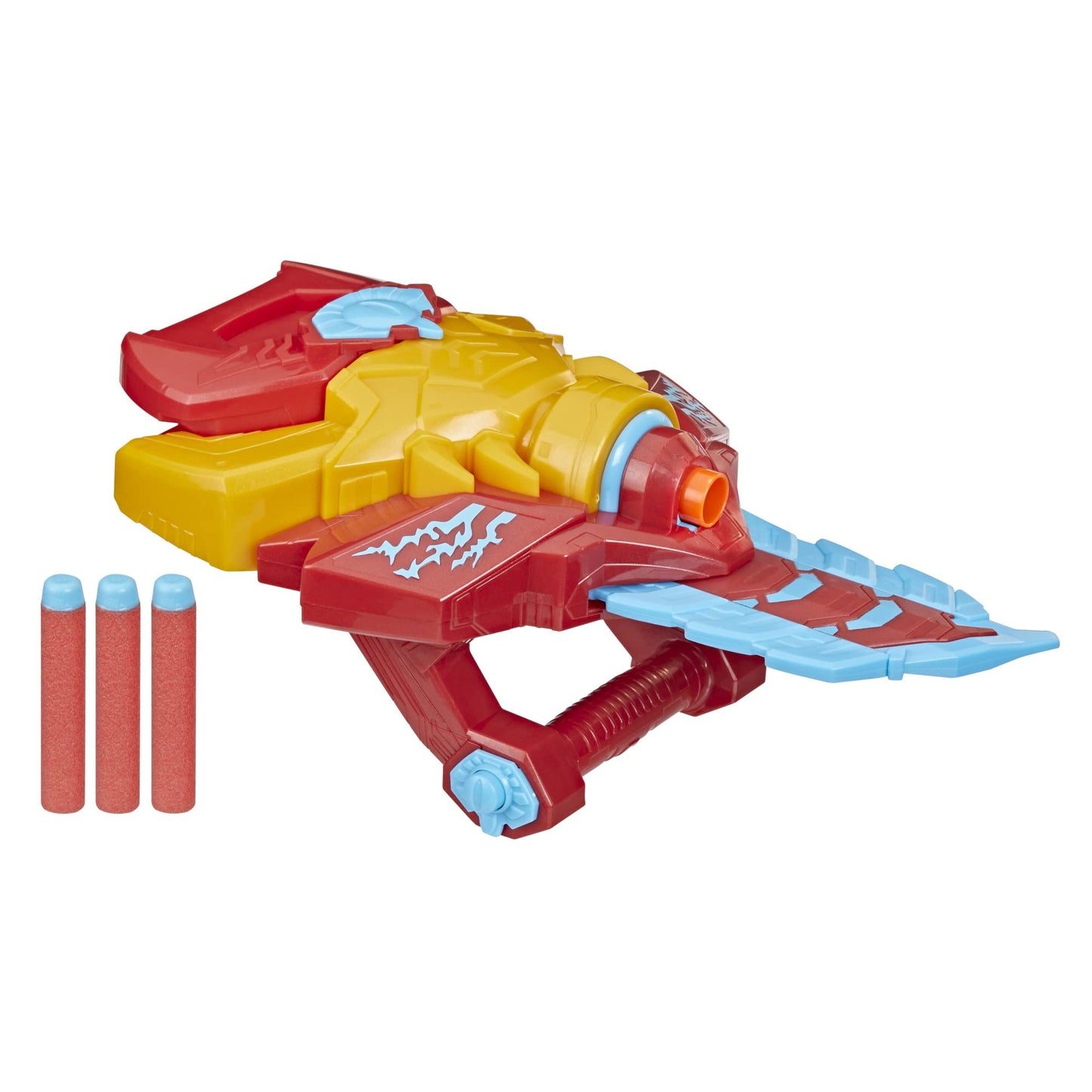 Marvel Avengers Mech Strike Monster Hunters Iron Man Monster Blast cutting edge Roleplay Toy with 3 NERF Darts  Toys for Kids Ages 5 and Up