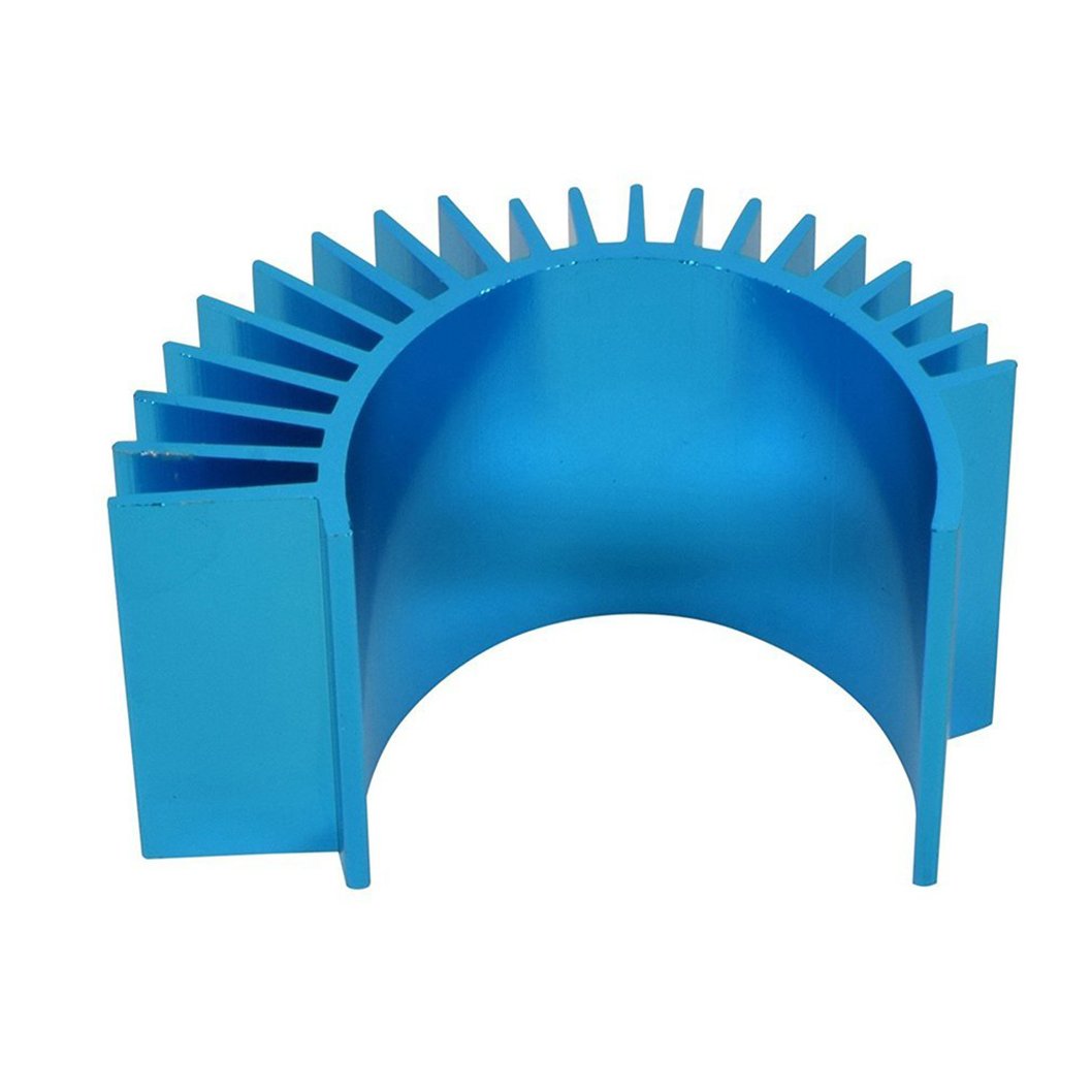 JFtech Aluminum Electric Motor Heat Sink 540 550 Motor Heatsink Cooling Fins for RC HSP Tamiya Traxxas 1/10 Car (Pack of 3)