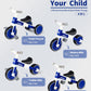 aiwo 4in1 Tricycle for Toddlers 1-3, Toddler Balance Bike for 1 to 4 Year Old Boys Girls First Gift, Ride-on Toys Toddler Bike K