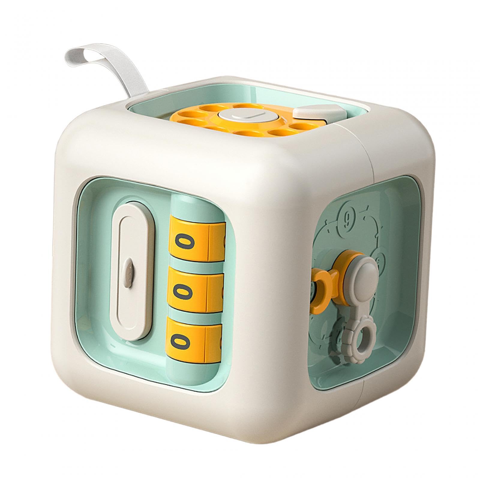 Calandis Activity Cube Toy Early Learning Interaction Toys For Kids Baby Girl And Boy Green | Toys For Baby