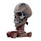 Nemesis Now Metallica Pushead Skull Statue, Metallica Collectible, Sad But True Inspired Skull, Heavy Metal Decor, Hand-Painted Resin, 23.5Cm