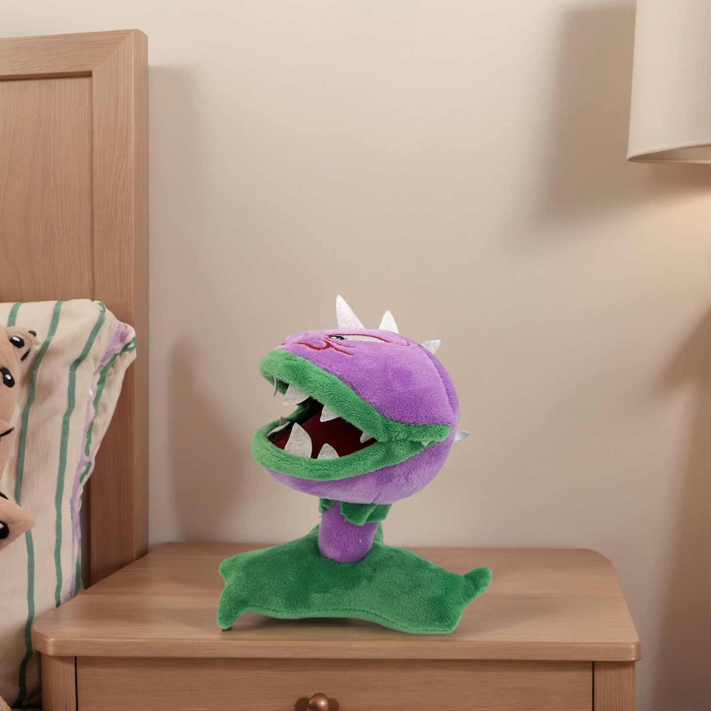 Dyharnsty Plants Vs Zombies Plush Toys Chomper Plant Soft Figure Dolls, Plants Vs Zombies Toys Pvz Plush 1 2 Set(Chomper)