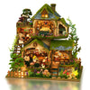 Diy Miniature Dollhouse Kit, Mini House Making Kit With Furnitures, Tiny House Kit To Build For Adults, Hobby Craft Gift For Chr