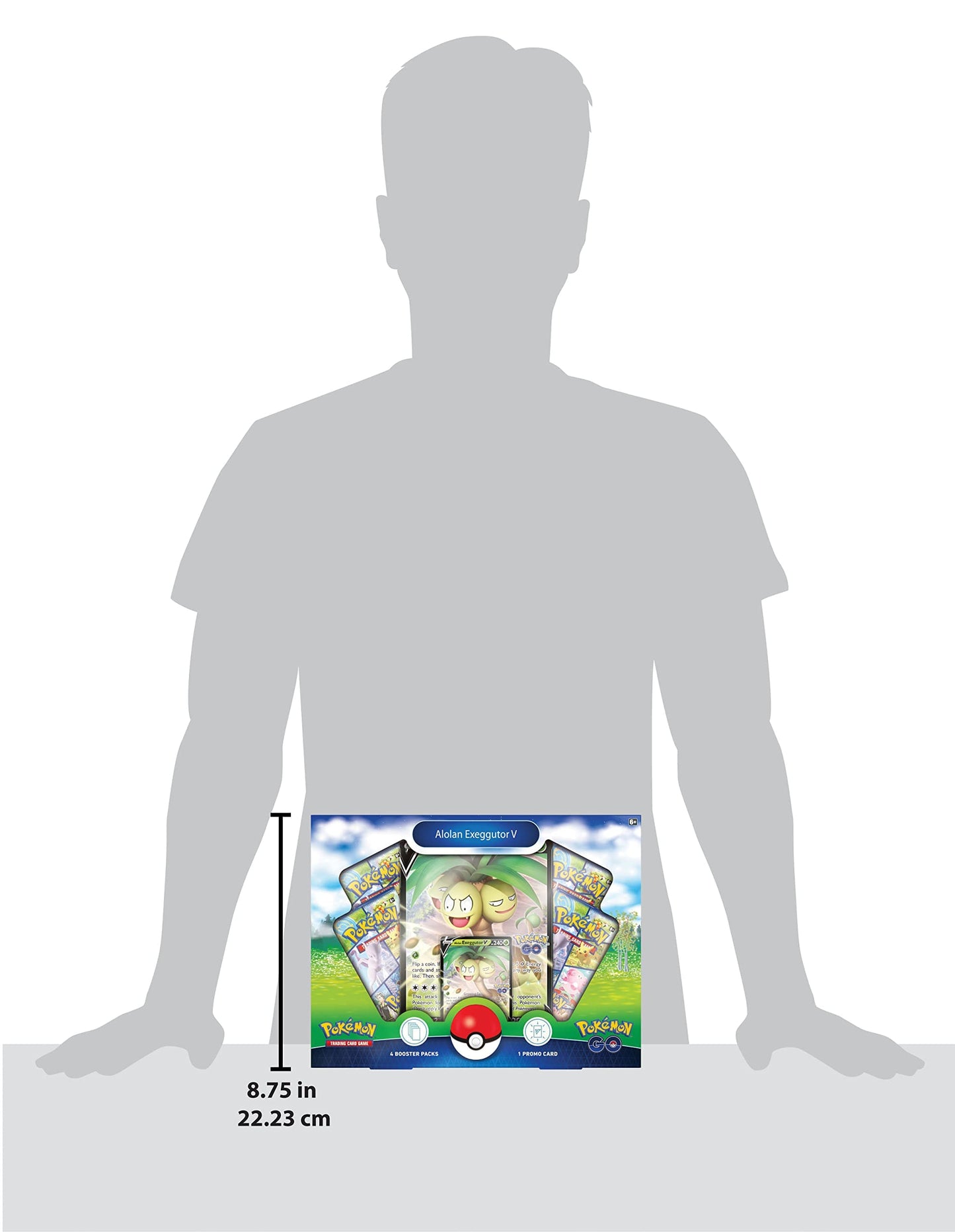 Pokemon Tcg Go V Box Collection-Alolan Exeggutor V