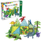 Magna-Tiles Dino World Xl 50-Piece Magnetic Construction Set, The Original Magnetic Building Brand