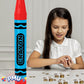 PMU 36 Inch Giant Crayon Bank Bi-Color Turquoise Blue and Red (1/pkg) Pkg/1