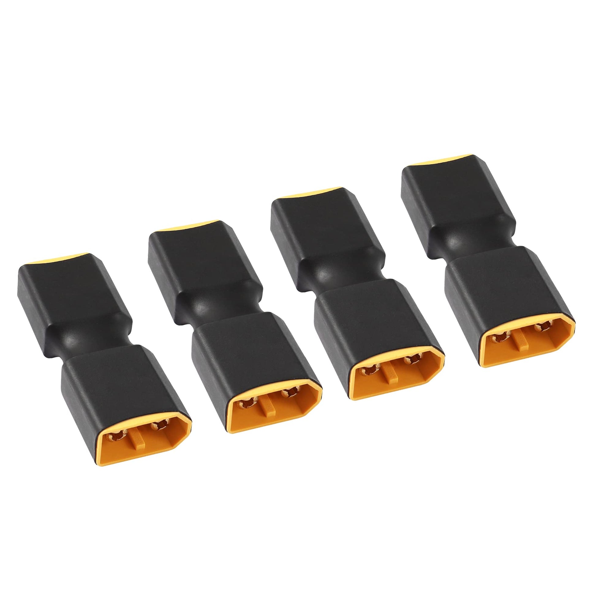 RIIEYOCA XT60 Male to Male Connector no Wire Adapter,XT60 Connector Adapter for RC FPV Car Plane Drone LiPo Battery etc XT60 Por