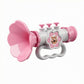 Snappsy Three Buttons Cartoon Trumpet Toy Flared Bell Abs Trumpet Whistle Early Learning Handheld Wind Instrument Lightweight Fo