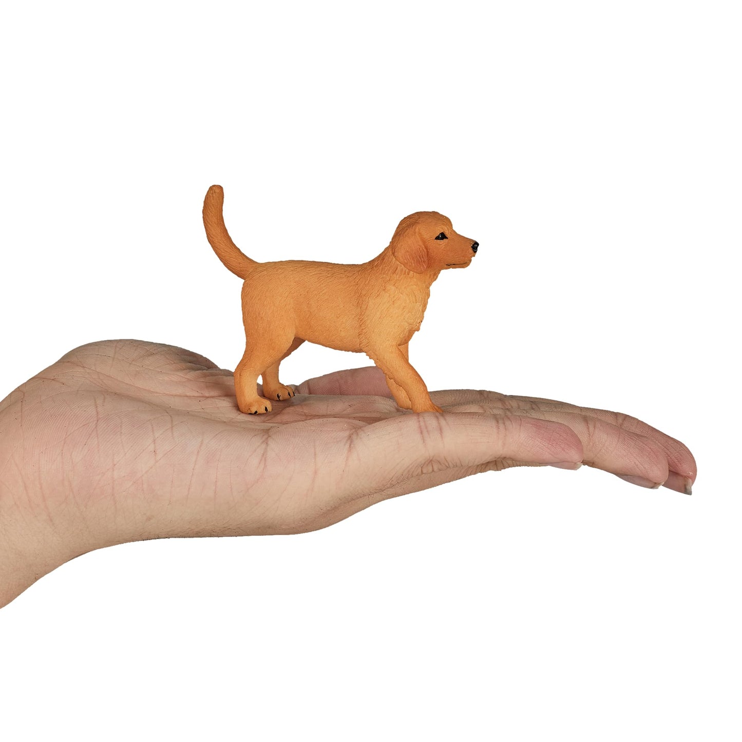 Mojo Golden Retriever Puppy Realistic Domesticated Animal Hand Painted Toy Figurine