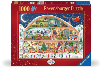 Ravensburger Santas Workshop - 1000 Piece Jigsaw Puzzle | A Magical North Pole Creation | Perfect for Holiday Puzzling