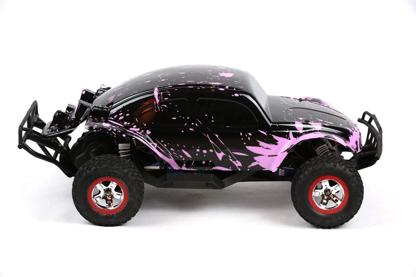 SummitLink Custom Body Muddy Pink Over Black Compatible for 1/10 Scale RC Car or Truck (Truck not Included) SSB-BP-04