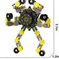 6 Pcs Deformable Robot Fidget Spinners Toys For Party Favor, Transformable Fingertip Spinner For Classroom Prizes, Christmas Val