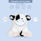 Suzzipals Heatable & Coolable Cow Stuffed Animal, Heated Stuffed Animals Heating Pad For Soothing & Relaxation, Lavender Scent C