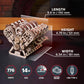 UGEARS V8 Engine Model Kit - Advanced 3D Wooden Puzzles for mature-themeds - DIY Kits Gifts for Engineers - 3D Puzzle Model Engine Kit for mature-themeds for Father's Day  Birthdays  Christmas - 776 Pcs