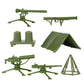 Bmc Classic Plastic Army Men Playset Accessories - 10Pc Military Camp - Us Made