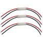 Vgoohobby 4Pairs Adapter Compatible with Tamiya Style Plug Male Female Connector w/10cm 14AWG Silicon Wire Cable for RC Car Lipo