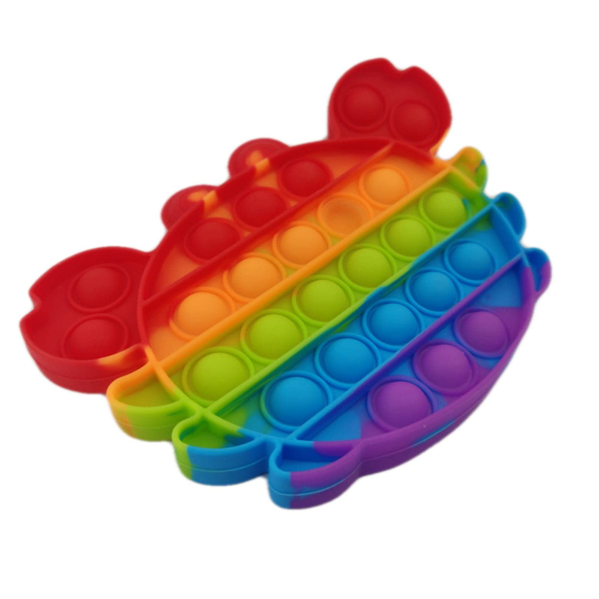 Jnil Play Set Toy Silicone Push Pop Bubble Fidget Sensory Toy Multicolor (Pack Of 1)