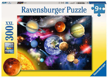 Ravensburger Solar System - Engaging 300 Piece Jigsaw Puzzle for Kids | Unique Piece Design | Fine Linen-Textured Paper | Anti-Glare Surface | Enhances Concentration & Creativity