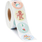 Blue Panda 1000 Count Stickers, Assorted Designs Sticker Roll, Christmas