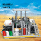 Misini Architecture M6014 City Chemical Plant Building Set, Contains: Gas Transportation Station, Storage Center, Laboratory, Co