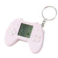Retro Classic Game Console Pendant Keychain Playable Electronic Miniature Handheld Mini Games Machine With Keychain Ring Gift (M